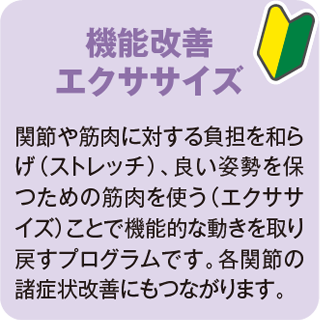 機能改善エクササイズ